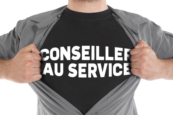 Conseiller au service